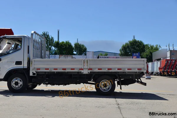 Foton Times Leader 5 Blue Bull King 150hp 4X2(6 wheels) 4.18m Single Row Stake Light Truck Body (2) | 86Trucks