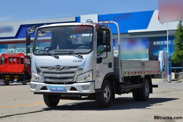Foton Times Leader 5 Blue Bull King 150hp 4X2(6 wheels) 4.18m Single Row Stake Light Truck Exterior (3) | 86Trucks