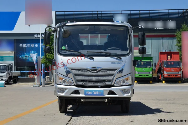 Foton Times Leader 5 Blue Bull King 150hp 4X2(6 wheels) 4.18m Single Row Stake Light Truck Exterior (2) | 86Trucks