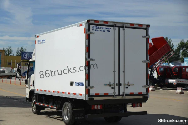 SHACMAN Commercial Vehicle Xuande Wing 9 Xinrui Edition 156hp 4X2(6 wheels) 4.12m Refrigerated Truck (China VI) Body (2) | 86Trucks