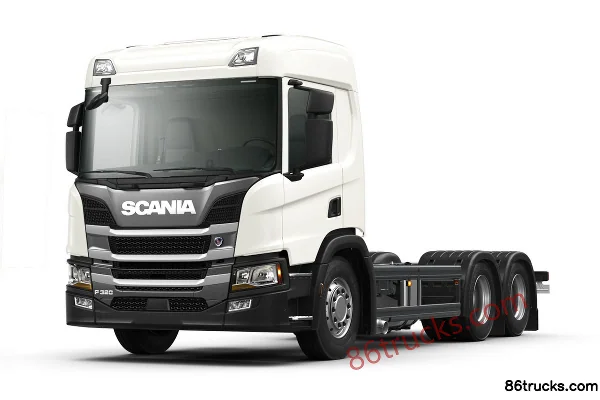 Scania P-Series Heavy Truck 320hp 6X2(8 wheels) Cargo Truck (Model P320 B6x2NA 17N) Exterior (2) | 86Trucks