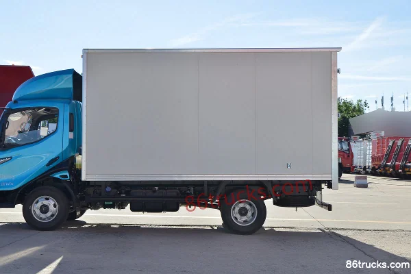 Feidi W5 150hp 4X2(6 wheels) 4.16m Single Row Van Truck Body (2) | 86Trucks