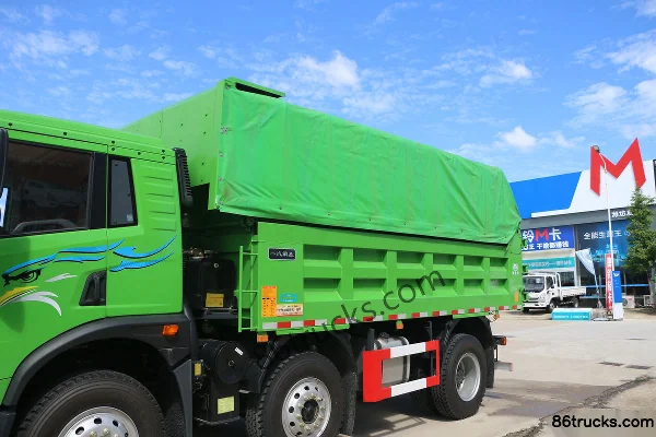 FAW Jiefang Qingdao Long V2.0 245 hp 6X2(8 wheels) 6X2R 4.5m Off-road Dump Truck Body (1) | 86Trucks