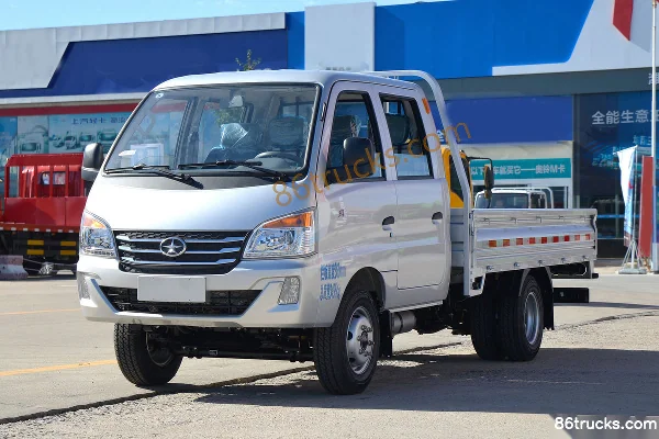 Heibao Auto Express Leopard 1.6L 122 hp 4X2(6 wheels) Gasoline 3.1m double-row flatbed micro truck (China VI) Exterior (3) | 86Trucks