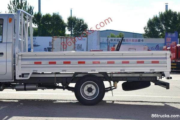 Heibao Auto Express Leopard 1.6L 122 hp 4X2(6 wheels) Gasoline 3.1m double-row flatbed micro truck (China VI) Body (3) | 86Trucks