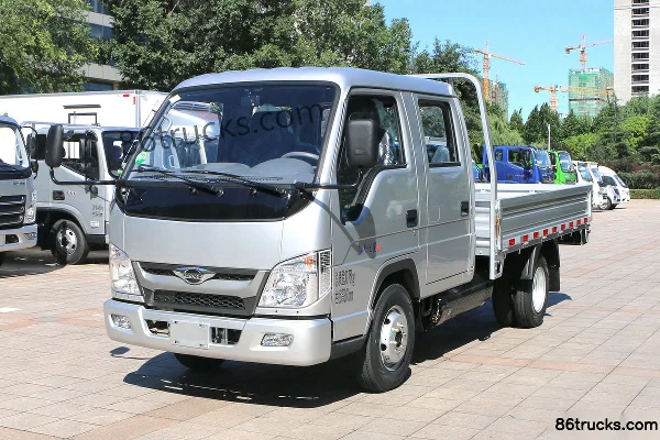 Foton Times Small Card Star 2 1.6L 105hp 4X2(6 wheels) CNG 2.71m double-row flatbed micro truck (China VI) Exterior (3) | 86Trucks