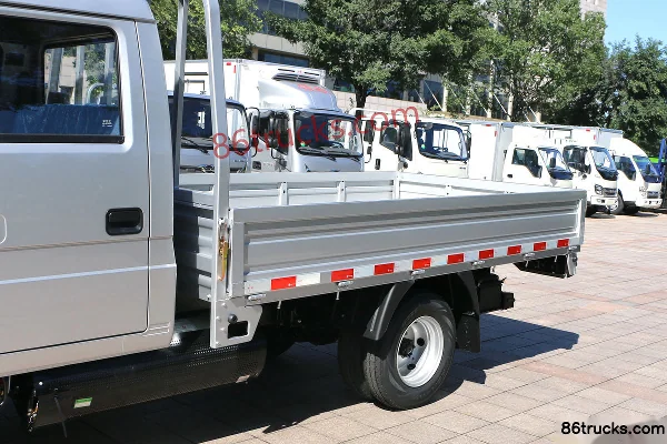 Foton Times Small Card Star 2 1.6L 105hp 4X2(6 wheels) CNG 2.71m double-row flatbed micro truck (China VI) Body (1) | 86Trucks