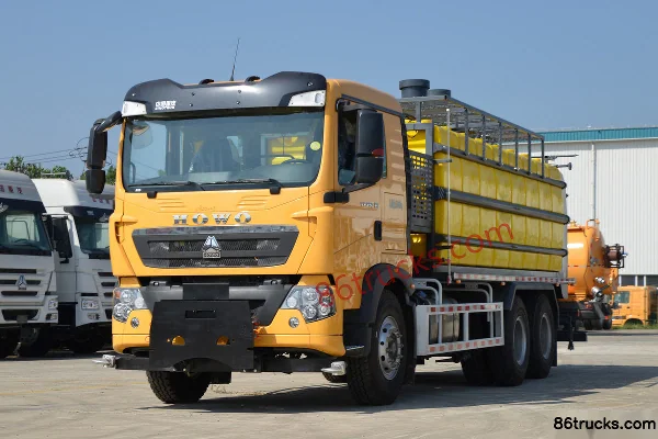 Sinotruk HOWO TX 350 hp 6X4(10 wheels) Snow removal truck (Lvye brand) Exterior (3) | 86Trucks