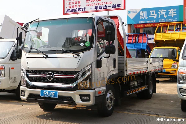 Kama Kaijie M3 2.5L CNG 138 hp 4X2(6 wheels) 5-Speed 4.16m Single-Row Flatbed Light Truck Exterior (3) | 86Trucks