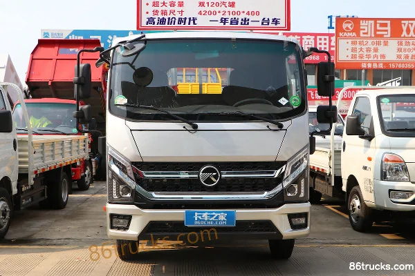 Kama Kaijie M3 2.5L CNG 138 hp 4X2(6 wheels) 5-Speed 4.16m Single-Row Flatbed Light Truck Exterior (2) | 86Trucks