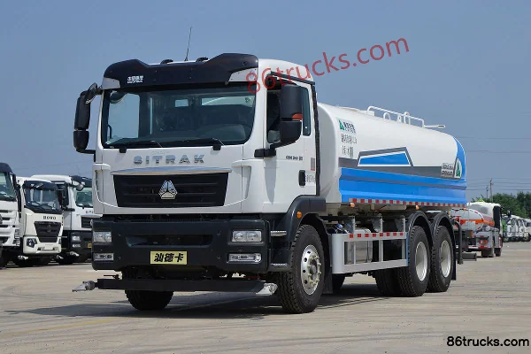Sinotruk Sitrak SITRAK C5H 310hp 6X4(10 wheels) Water Sprinkler Truck (Lvye Brand)(13.33m³) Exterior (3) | 86Trucks