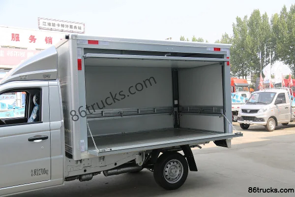 Foton Xiangling V1 1.6L 122hp 4X2(6 wheels) Gasoline 2.8m single-row wing-opening van micro truck Body (2) | 86Trucks