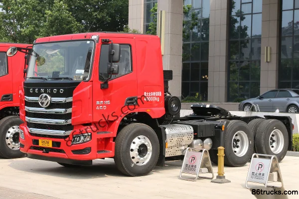 SAIC Hongyan Jiehu H6 460 hp 6X4(10 wheels) Tractor Truck (China VI)(Flat Top) Exterior (3) | 86Trucks