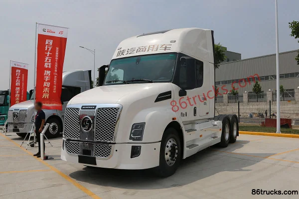 SHACMAN Commercial Vehicle Zhide·Yan High-End Edition 560hp 6X4(10 wheels) AMT Automatic Long-Nose Tractor Truck (China VI) Exterior (2) | 8