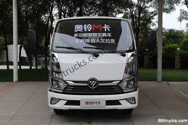 Foton Aoling M 1.5L 136 ch 4X2(6 roues) essence 3,1 m cabine double plateau léger (China VI) Extérieur (2) | 86Trucks