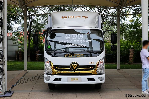 Foton Golden Aoling 158 hp 4X2(6 wheels) 4.14m Single Row Van Light Truck (China VI) Exterior (2) | 86Trucks