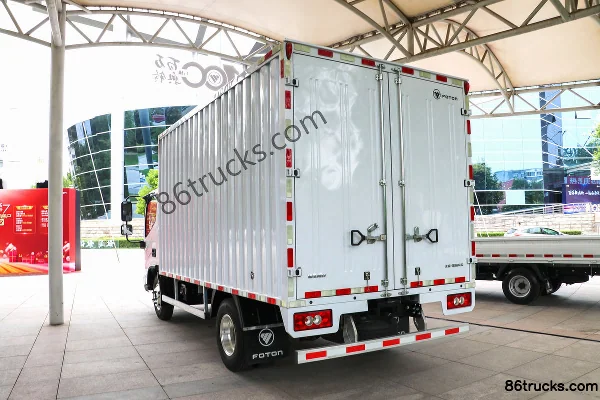 Foton Golden Aoling 158 hp 4X2(6 wheels) 4.14m Single Row Van Light Truck (China VI) Body (2) | 86Trucks