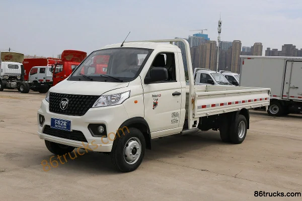 Foton Xiangling V3 version luxe 1,6 L 122 ch 4X2(6 roues) essence 3,7 m cabine simple, camion plateau léger Extérieur (2) | 86Trucks