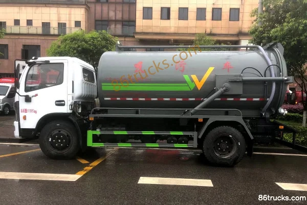 Dongfeng FuruiKa F7 170hp 4X2(6 wheels) Vacuum Truck (China VI) (Wanglongwei Brand) Exterior (2) | 86Trucks