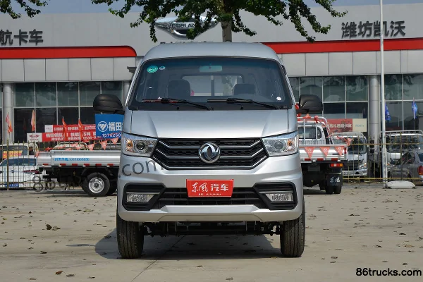 Dongfeng Xiaobawang W08 1.5L 113hp 4X2(6 wheels) 2.5m double-row flatbed micro truck (with A/C)(China VI) Exterior (2) | 86Trucks