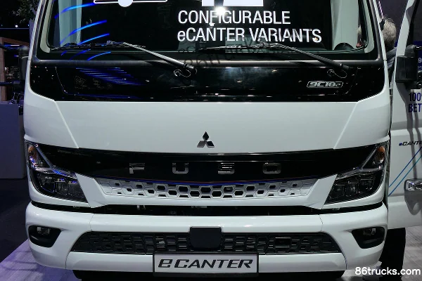 Mitsubishi Fuso eCANTER 4X2(6 wheels) Electric Van Cargo Truck 41.3kWh Exterior (2) | 86Trucks