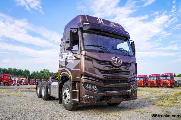 FAW Jiefang Qingdao JH5 Heavy Truck 430 hp 6X4(10 wheels) Dangerous Goods Tractor Truck Exterior