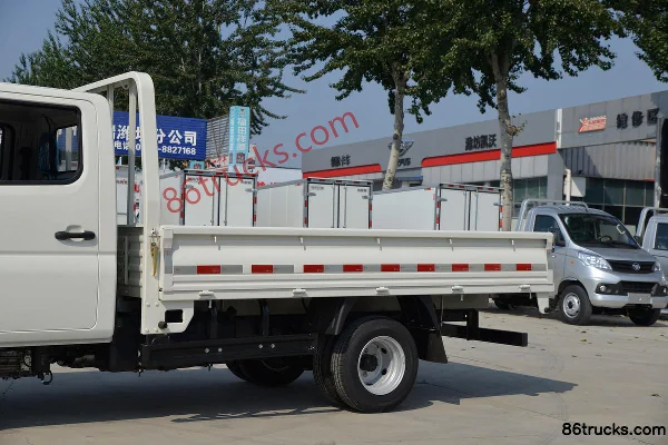 Foton Times Xiaoka Zhixing 1 95 ch 4X2(6 roues) 3,1 m cabine double avec plate-forme à ridelles, mini camion Carrosserie (1) | 86Trucks