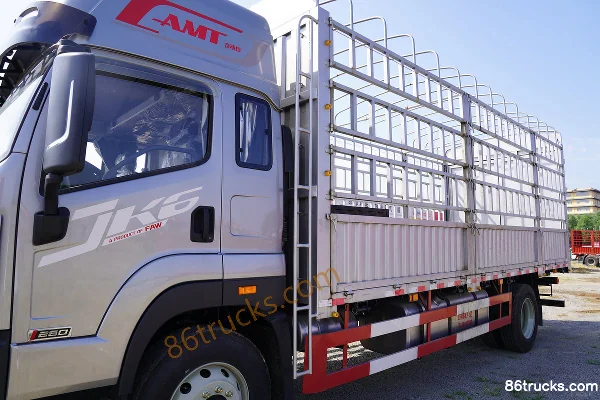 FAW Jiefang Qingdao JK6 Medium Truck 240 hp 4X2(6 wheels) 6.8m Grain Van Cargo Truck (Ratio 4.444) Body (1) | 86Trucks