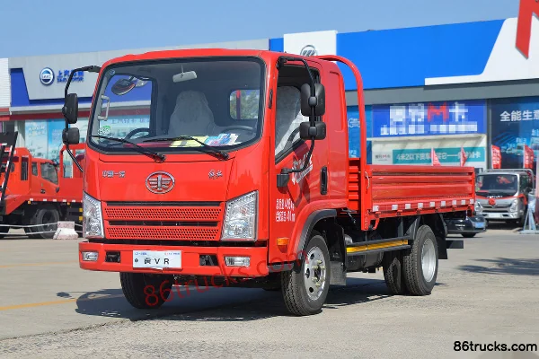 FAW Jiefang Hu VR 122hp 4X2(6 wheels) 3.37m half-row flatbed light truck (China VI) Exterior (3) | 86Trucks