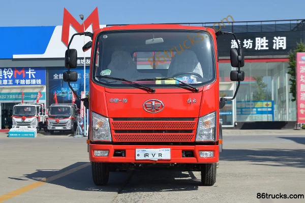 FAW Jiefang Hu VR 122hp 4X2(6 wheels) 3.37m half-row flatbed light truck (China VI) Exterior (2) | 86Trucks