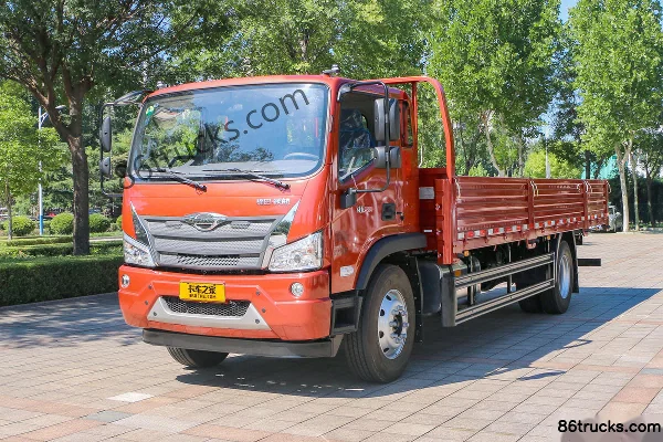 Foton Times Linghang ES5 200hp 4X2(6 wheels) 6.8m semi-row flatbed cargo truck (China VI) Exterior (3) | 86Trucks
