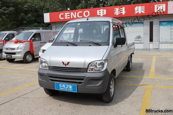 Wuling Zhiguang 1.2L 76 ch 4X2(6 roues) essence 2 m camion micro plateau double cabine (China VI) Extérieur (3) | 86Trucks