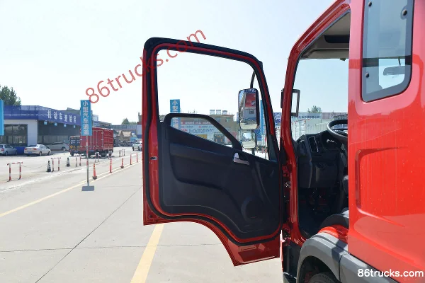 FAW Jiefang J6F cabine large 160 ch 4X2(6 roues) camion plateau 3,78 m avec demi-rideau (Fast Gear 8 vitesses) (1) | 86Trucks
