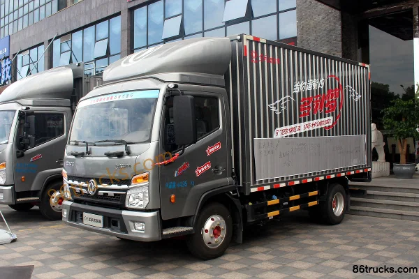 Dongfeng Duolika D6 Super 140 ch 4X2(6 roues) 4,2 m camion léger fourgon simple cabine (China VI) Extérieur (3) | 86Trucks
