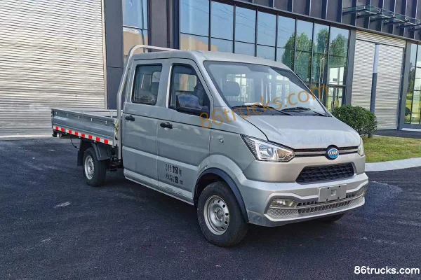 Kama Ruijie 3.15T 2.8m cabine double camion plateau électrique pur 38.016kWh 4X2(6 roues) Extérieur
