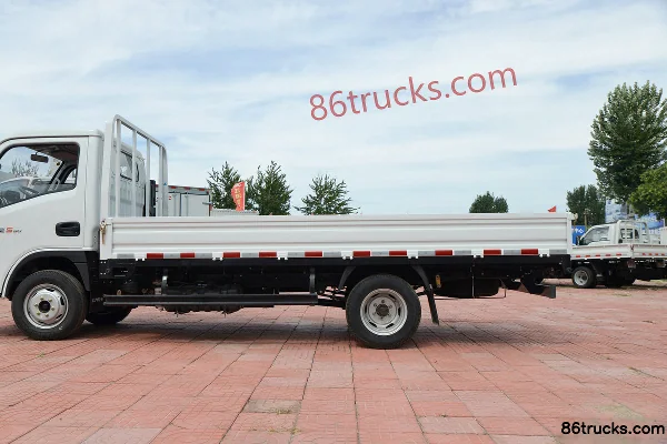 Yuejin Fuxing S80 95hp 4X2(6 wheels) 3.65m single-row flatbed light truck (China VI) Body (2) | 86Trucks