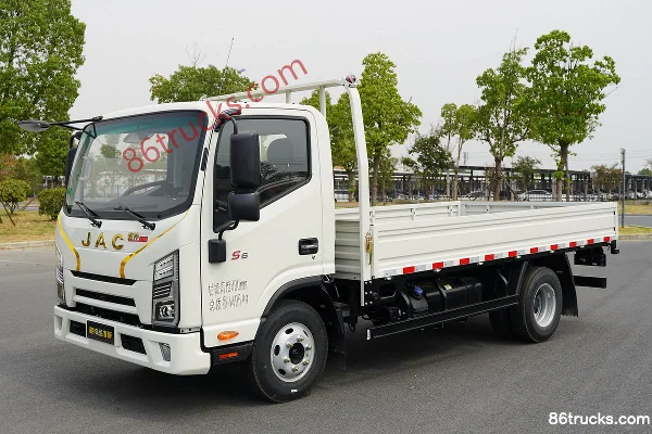 JAC Junling S6 Golden Bowl 130hp 4X2(6 wheels) 4.18m single-row flatbed light truck (China VI) Exterior (3) | 86Trucks