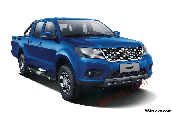 Huanghai N1 2023 Comfort Type 2.4L Gasoline 160hp Manual 2WD Extended Cargo Box Double Cab Pickup (China VI) Exterior