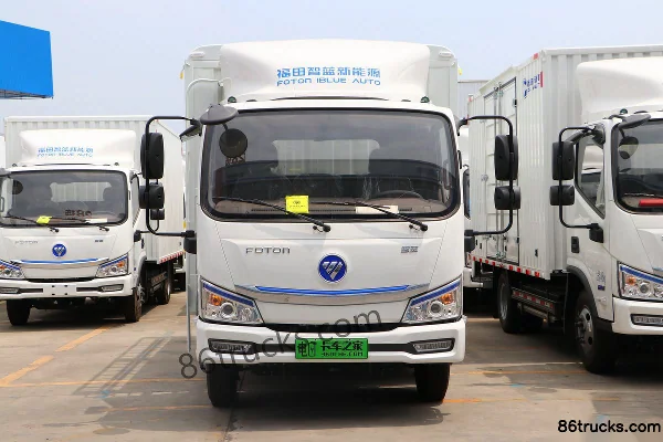 Foton Zhiblue EL 4.5T 4.17m Single Row Pure Electric Cargo Cage Light Truck 100.27kWh 4X2(6 wheels) Exterior (2) | 86Trucks