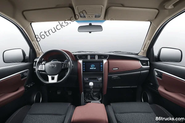 Huanghai N1S 2019 Sport Edition 2.4L Gasoline 142hp 4WD Double Row Pickup Cab (2) | 86Trucks