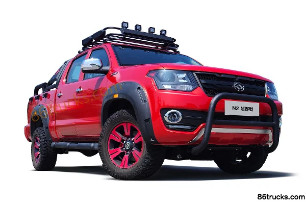 Huanghai N2 2023 Off-Road 2.5T Diesel 150hp Manual 4WD Extended Cargo Box Double Cab Pickup (China VI) Exterior