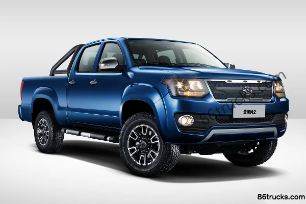 Huanghai N2 2023 Comfort Type 2.8T Diesel 116 hp Manual 2WD Extended Cargo Box Double Row Pickup (China VI) Cab