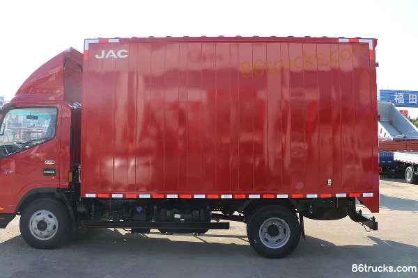 JAC Shuailing S7 160 hp 4X2(6 wheels) 4.12m single-row van light truck (China VI) Body (2) | 86Trucks