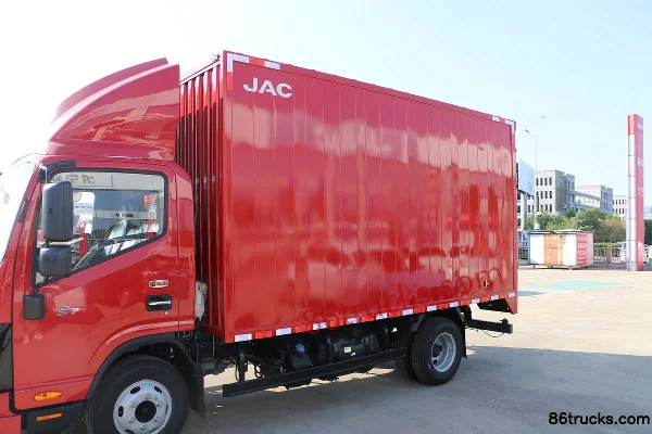 JAC Shuailing S7 160 hp 4X2(6 wheels) 4.12m single-row van light truck (China VI) Body (1) | 86Trucks