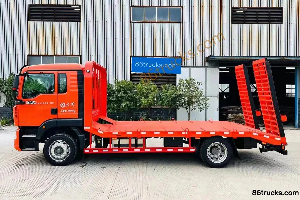 Sinotruk HOWO NX 220hp 4X2(6 wheels) Flatbed Truck Exterior (2) | 86Trucks