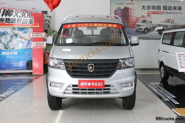 Jinbei Jinka S30 2022 Standard 1,6 L 123 ch 4X2(6 roues) essence 3,2 m camion léger à plate-forme simple cabine (China VI) Extérieur (2) | 8
