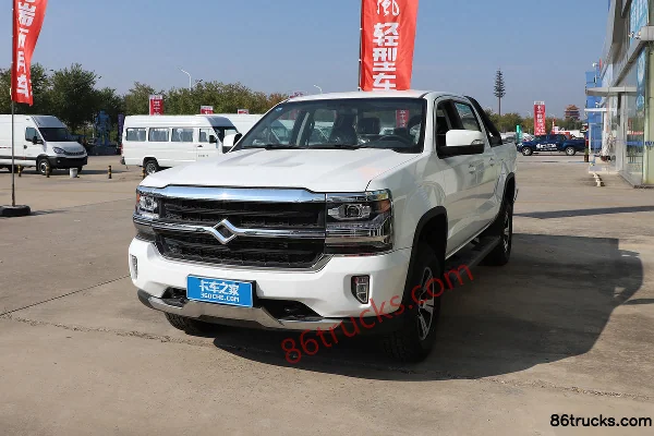 Huanghai N7 modèle 2019 version Zhixiang 2,5T diesel 150 ch boîte manuelle propulsion double cabine pick-up (3) | 86Trucks