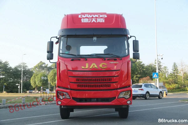 JAC Dewos T9 220 ch 4X2(6 roues) camion porteur fourgon 5,95 m cabine approfondie (China VI) Extérieur (3) | 86Trucks