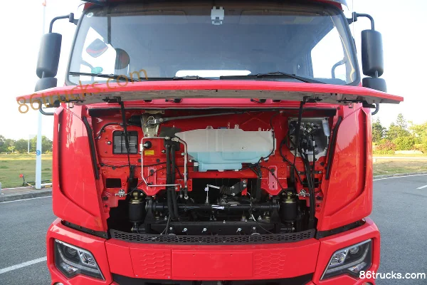 JAC Dewos T9 220 ch 4X2(6 roues) camion porteur fourgon 5,95 m cabine approfondie (China VI) Châssis (1) | 86Trucks