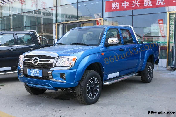 Zhongxing Weihu Classic 2.8T Diesel 120hp Manual 2WD Flat Bed Large Double Cab Pickup (China VI) (3) | 86Trucks